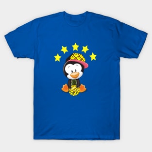 FUNNY PINAPPLE VOLLEYBALL PENGUIN T-Shirt